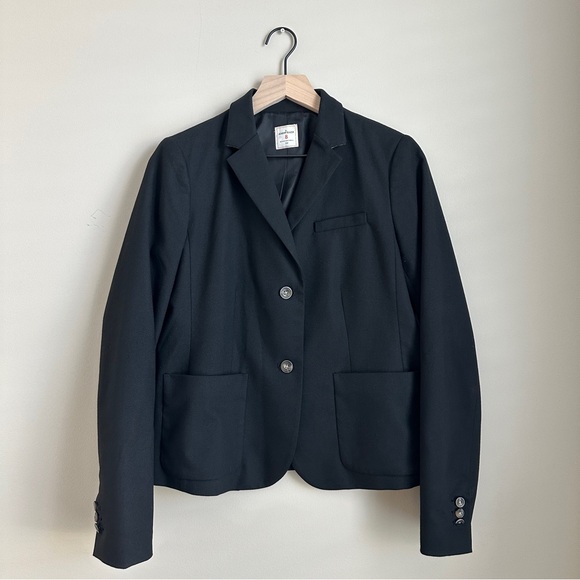 Gap Academy Blazer Women’s Size 8 Black Classic Two-Button Jacket - Picture 1 of 9